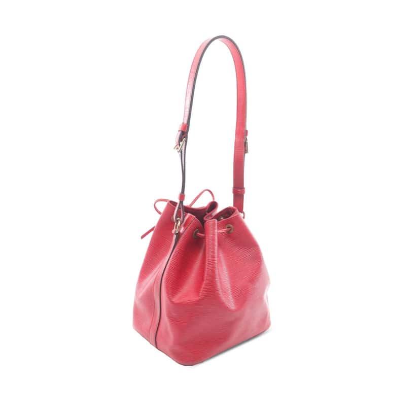 Louis Vuitton Epi Petit Noe Red Leather Good condition - Back View