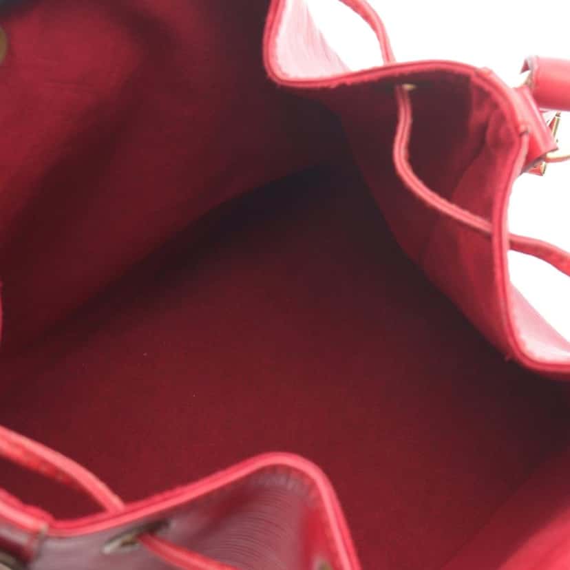 Louis Vuitton Epi Petit Noe Red Leather Good condition - Inside View