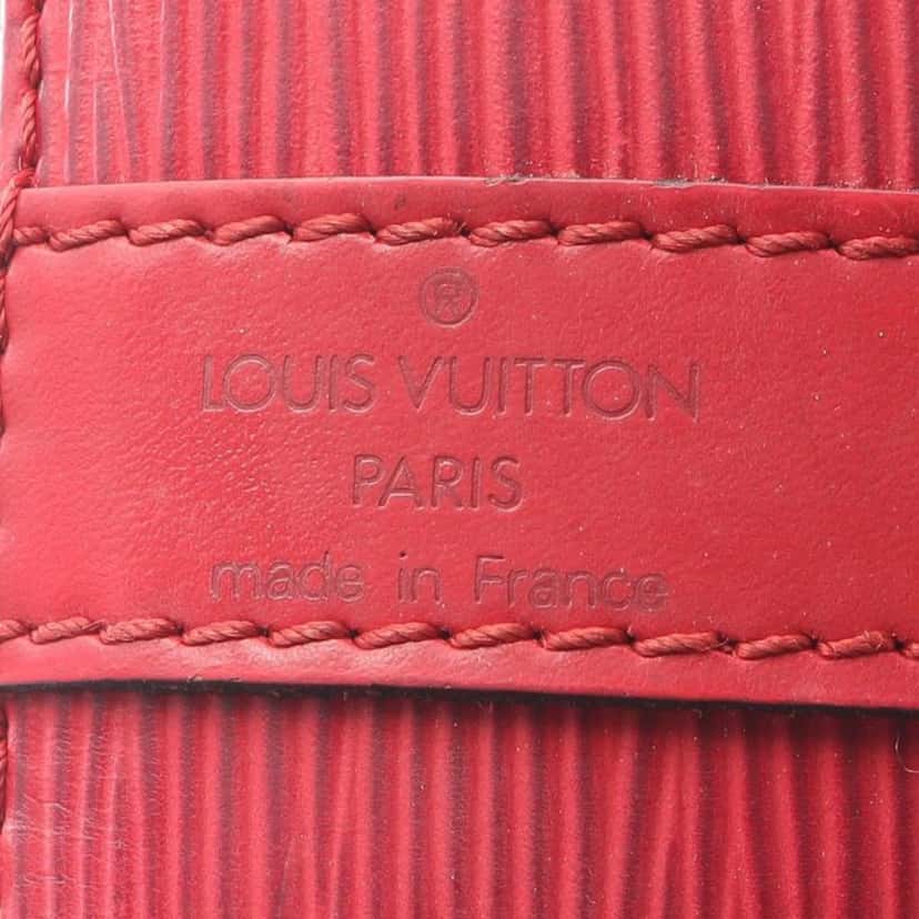 Louis Vuitton Epi Petit Noe Red Leather Good condition - Model View