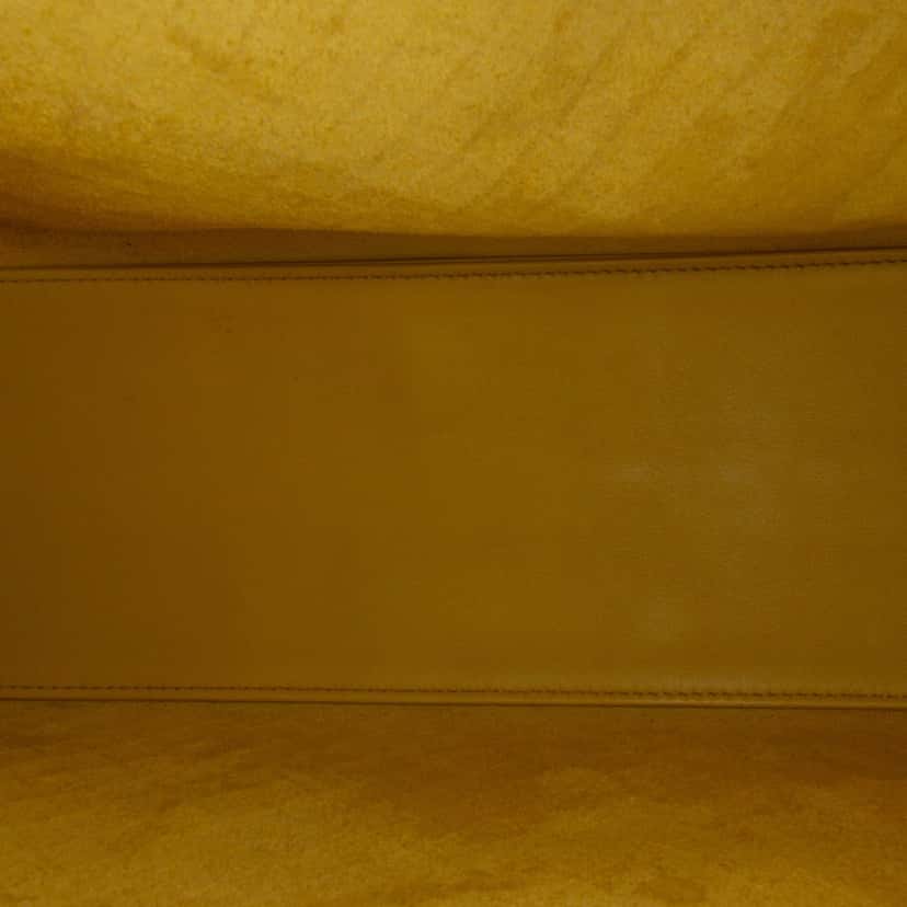 Bottega Veneta Leather Intrecciomirage Tote Yellow Leather Good condition - Model View
