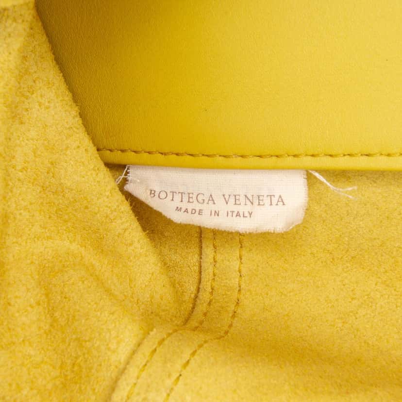 Bottega Veneta Leather Intrecciomirage Tote Yellow Leather Good condition - Box View