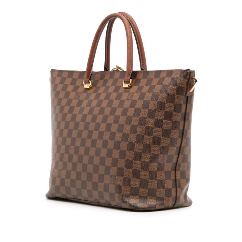 Louis Vuitton Damier Ebene Belmont MM Brown Canvas Good condition - Back View