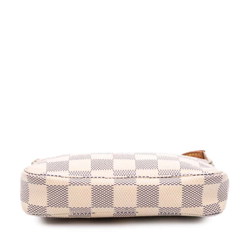 Louis Vuitton Damier Azur Mini Pochette Accessoires White Canvas Good condition - Inside View
