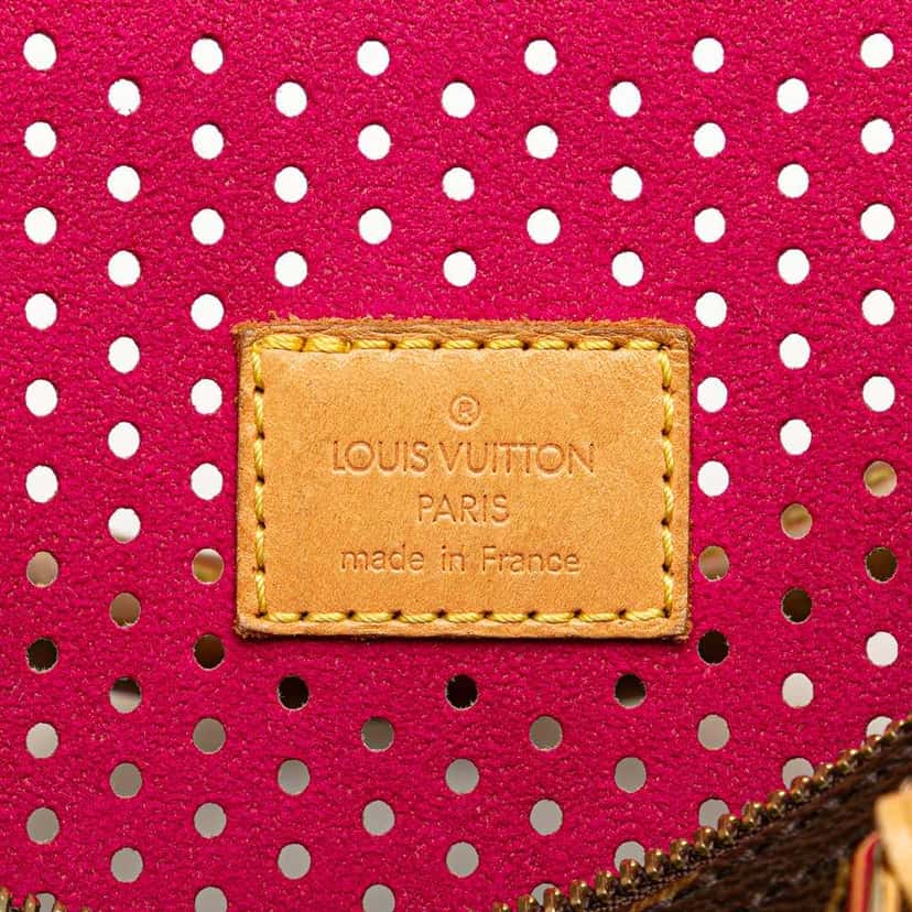 Louis Vuitton Monogram Perforated Speedy 30 Brown Canvas Good condition - Box View