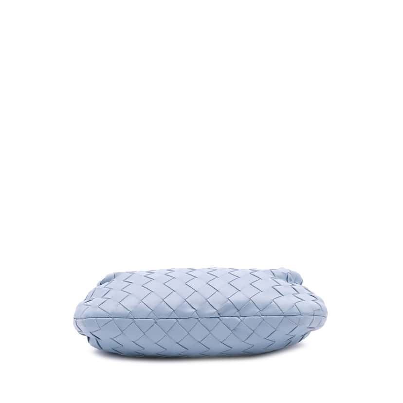 Bottega Veneta Mini Nappa Intrecciato Jodie Blue Leather Good condition - Inside View