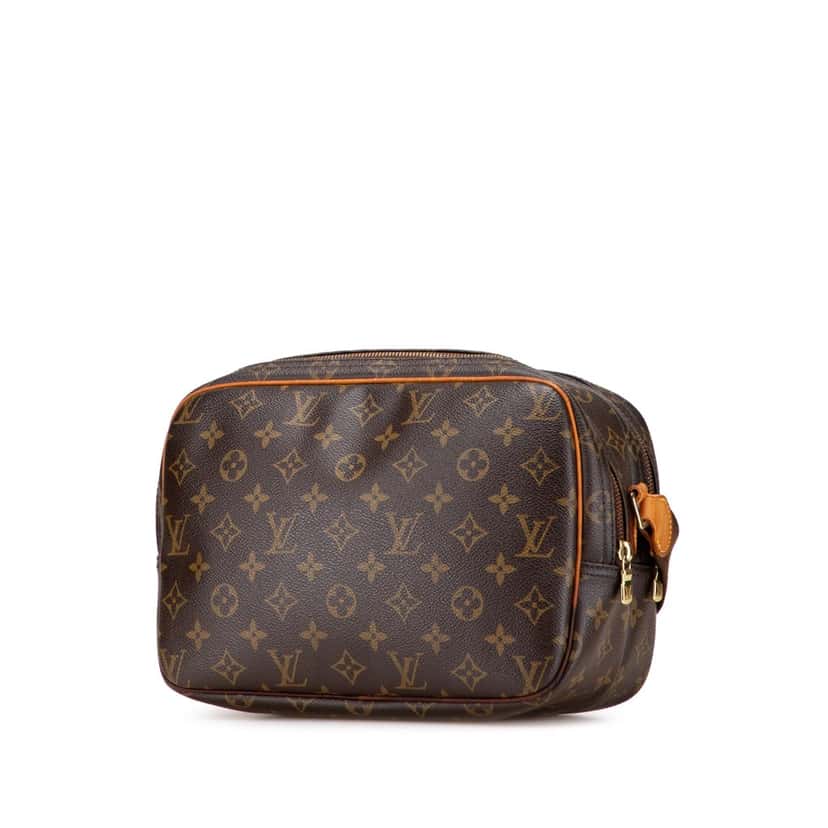 Louis Vuitton Monogram Reporter PM Brown Canvas Fair condition - Back View