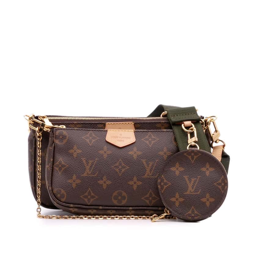 Louis Vuitton Monogram Multi Pochette Accessoires Brown Canvas Good condition - Front View