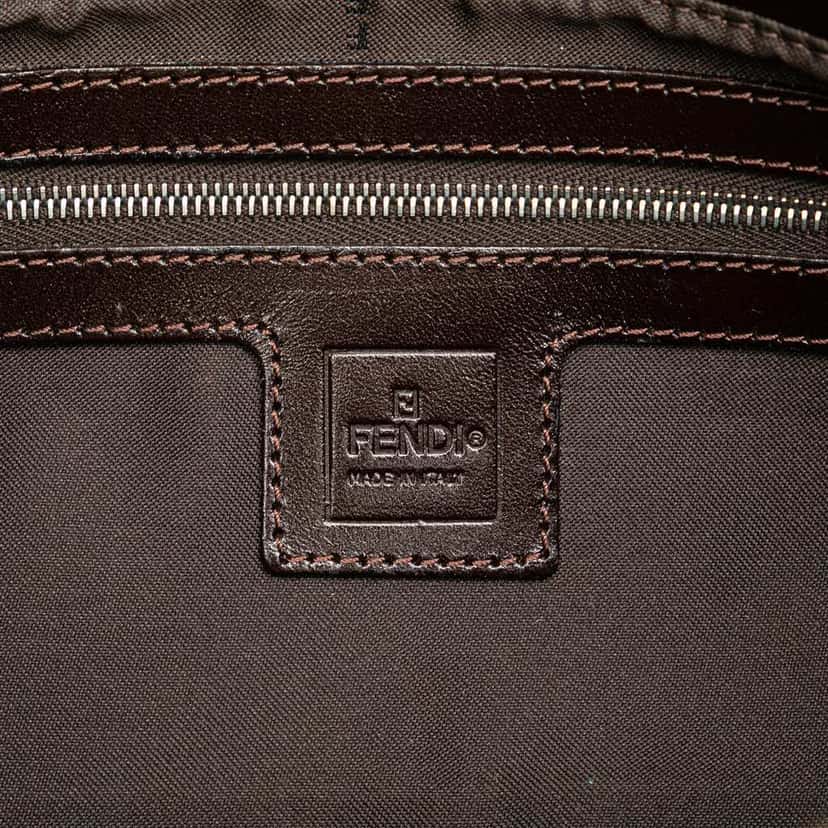 Fendi Zucca Canvas Shoulder Bag Brown Canvas Good condition - Box View