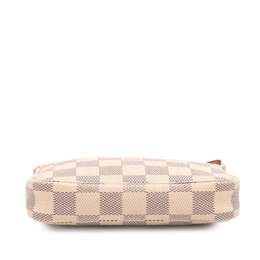 Louis Vuitton Damier Azur Mini Pochette Accessoires White Canvas Good condition - Inside View