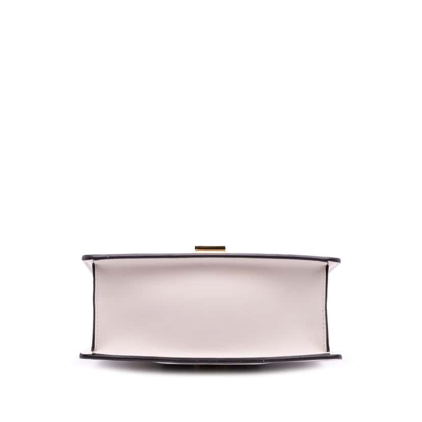 Gucci Mini Calfskin Sylvie Satchel White Leather Good condition - Inside View