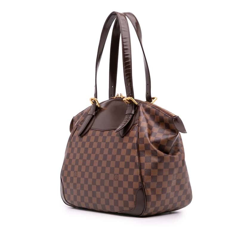 Louis Vuitton Damier Ebene Verona GM Brown Canvas Good condition - Back View
