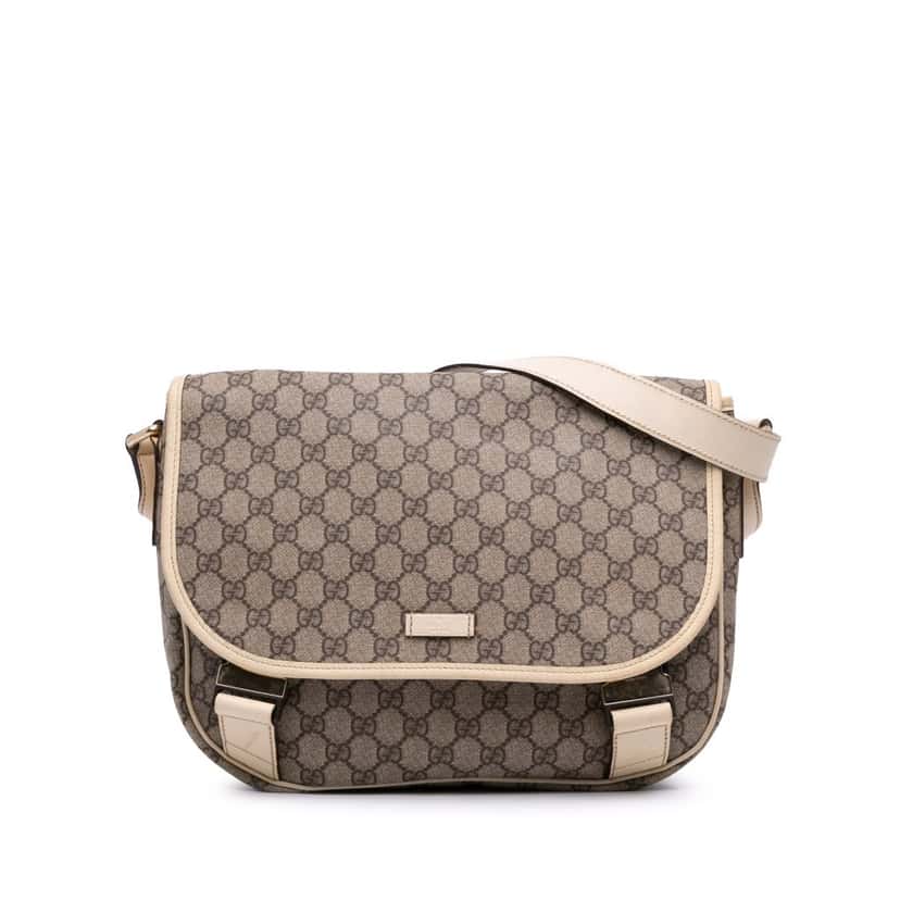 Gucci GG Supreme Crossbody Brown Canvas Good condition - Front View