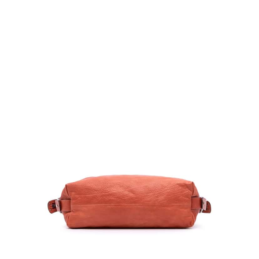 Gucci Medium Leather Bamboo Bar Tote Orange Leather Good condition - Inside View