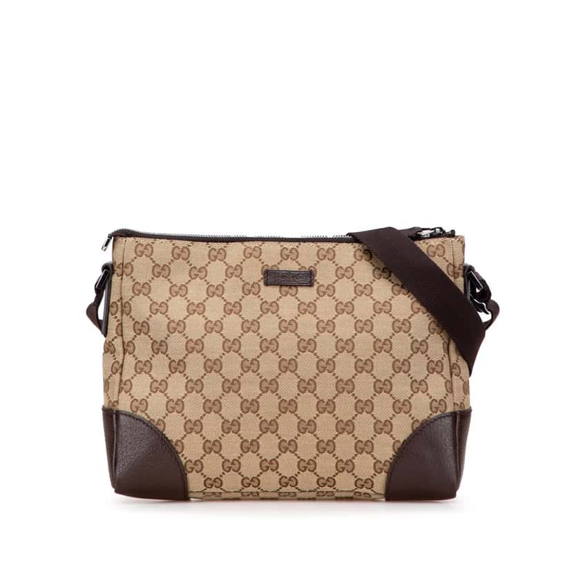 Gucci GG Canvas Crossbody Brown Canvas Very good condition - Front View
