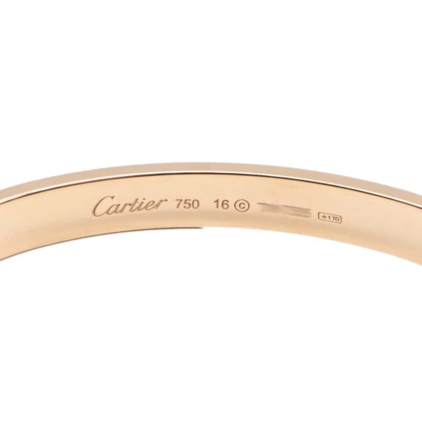 Cartier 18K Rose Gold Love Bracelet Pink Rose Gold Good condition - Model View