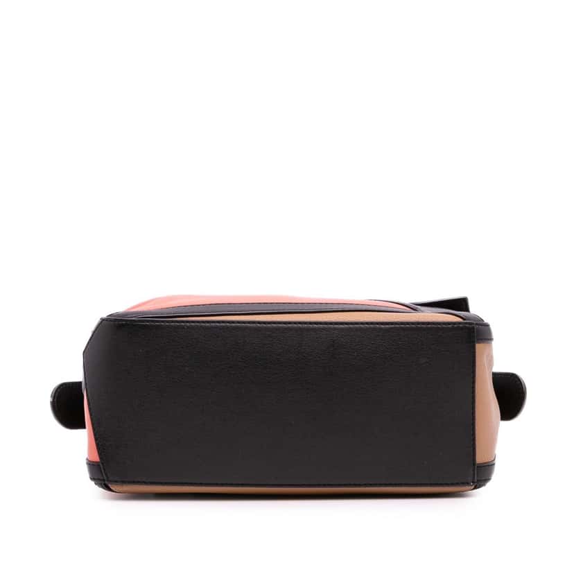 Loewe Small Calfskin Graphic Puzzle Satchel Brown Leather Very good condition - Inside View
