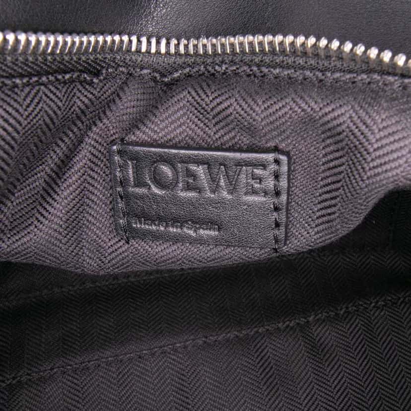 Loewe Small Calfskin Graphic Puzzle Satchel Brown Leather Very good condition - Box View