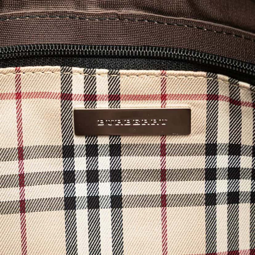 Burberry Leather Shoulder Bag Black Leather Good condition - Box View
