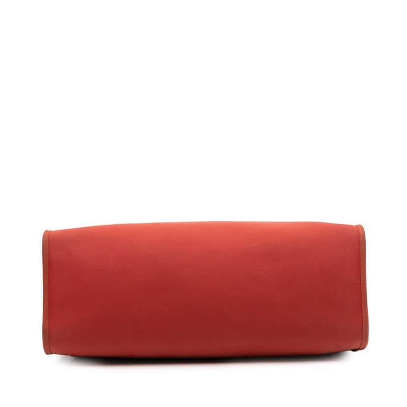 Hermès Toile Herbag Zip 39 Red Canvas Good condition - Inside View