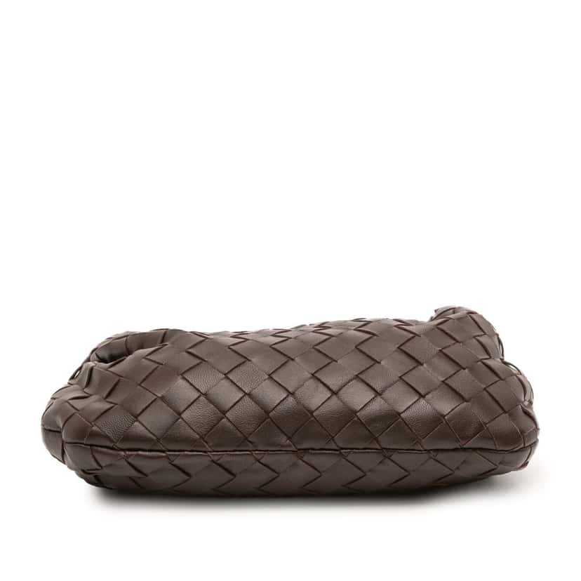 Bottega Veneta Mini Nappa Intrecciato Jodie Brown Leather Good condition - Inside View
