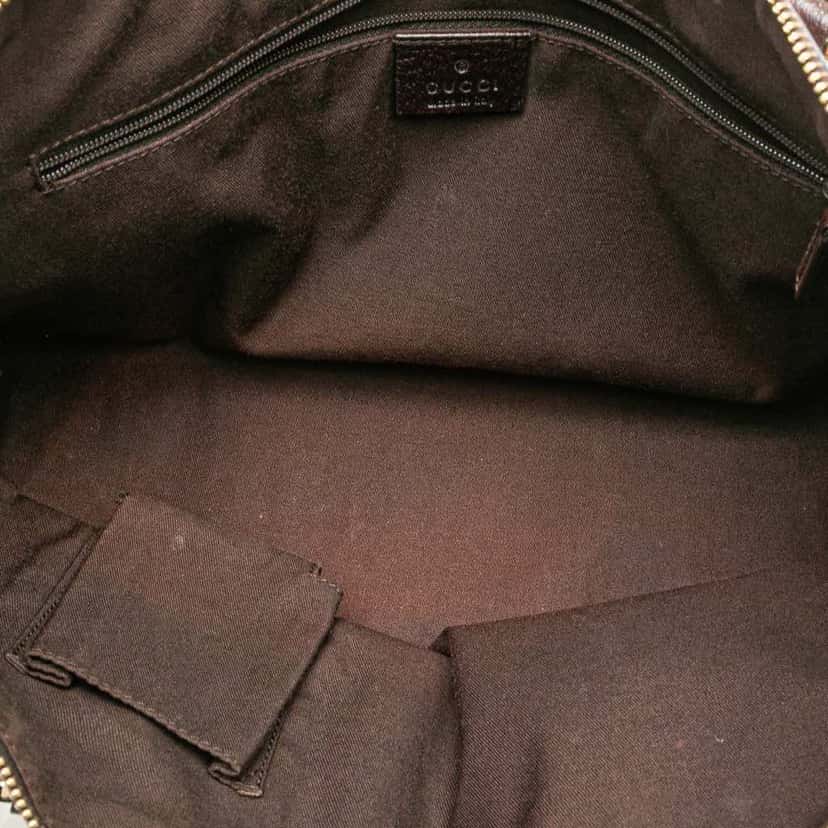 Gucci GG Canvas Abbey D Ring Tote Brown Canvas Good condition - Model View