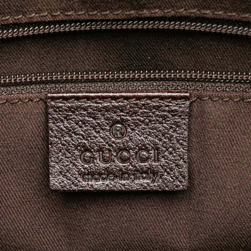 Gucci GG Canvas Abbey D Ring Tote Brown Canvas Good condition - Box View