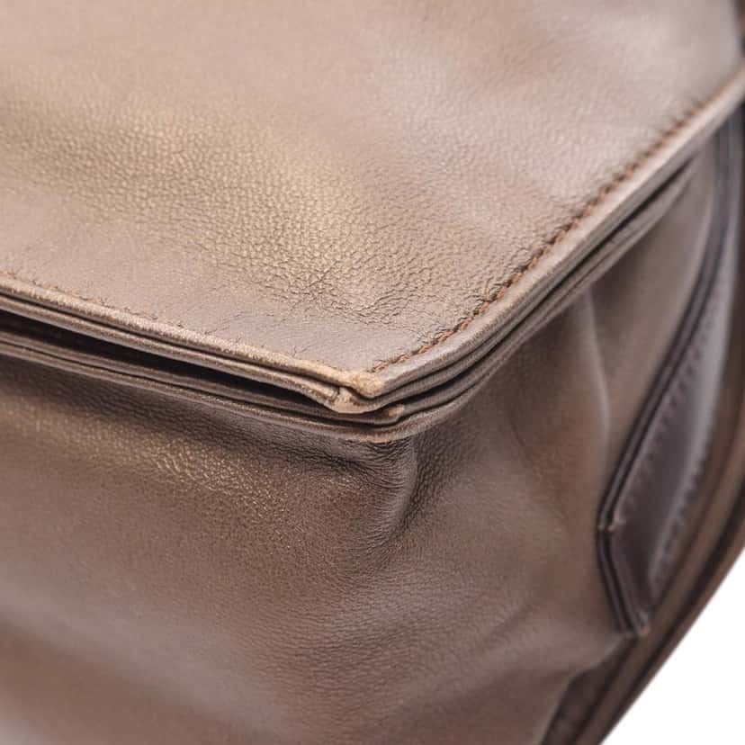 Loewe Nappa Flamenco Tassel 22 Crossbody Brown Leather Good condition - Box View