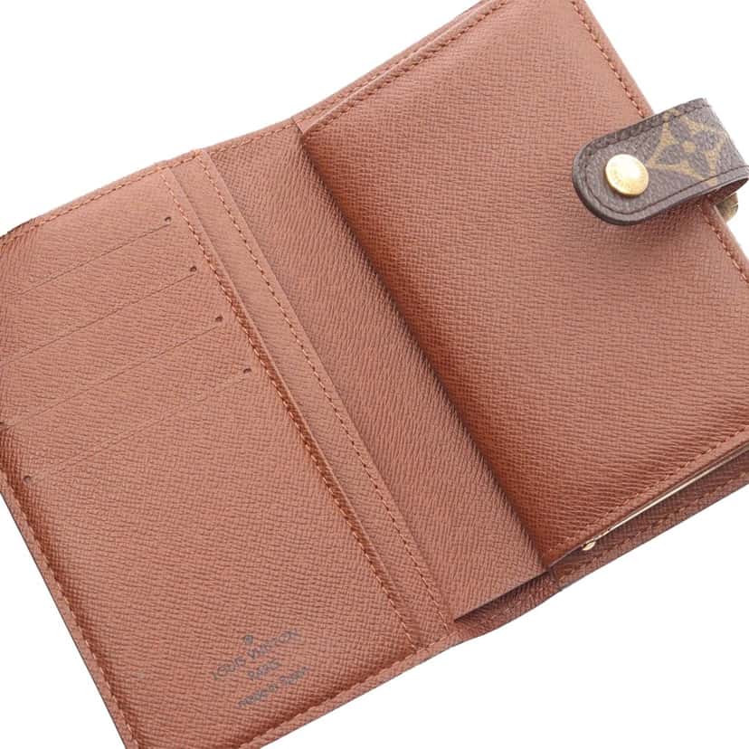 Louis Vuitton Monogram Porte Monnaie Billets Viennois Brown Canvas Good condition - Inside View