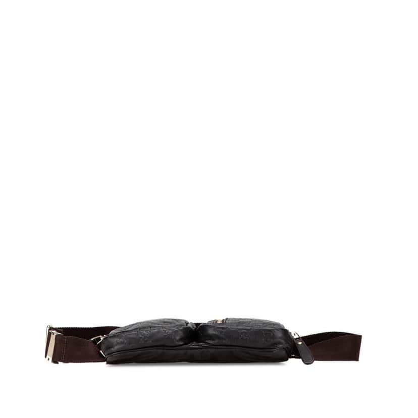 Gucci Guccissima Belt Bag Black Leather Good condition - Inside View