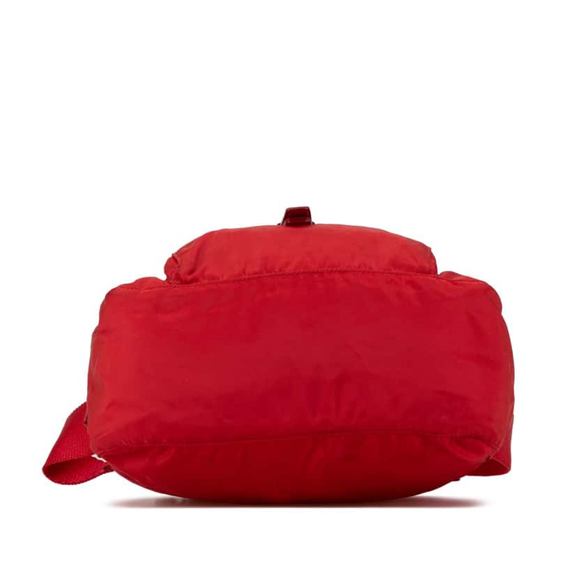 Prada Tessuto Zip Buckle Messenger Bag Red Very good condition - Inside View
