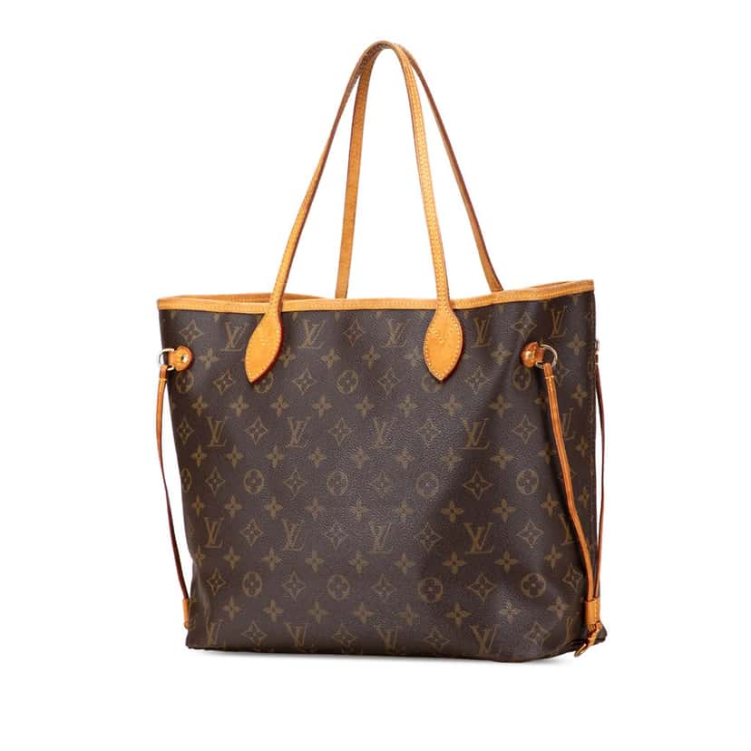 Louis Vuitton Monogram Neverfull MM Brown Canvas Good condition - Back View
