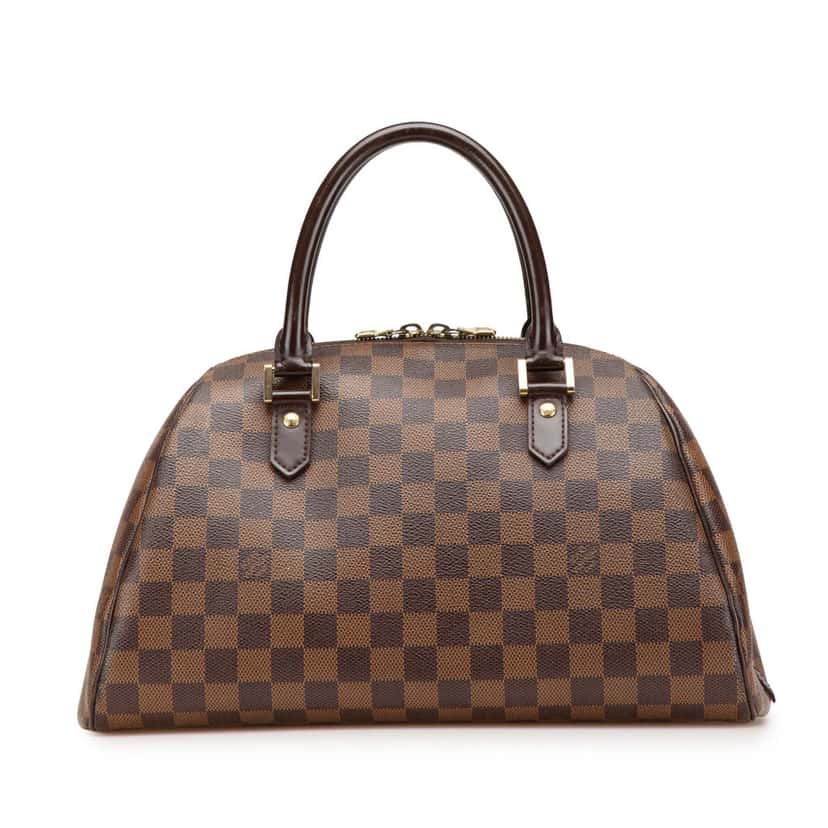 Louis Vuitton Damier Ebene Ribera MM Brown Canvas Good condition - Front View