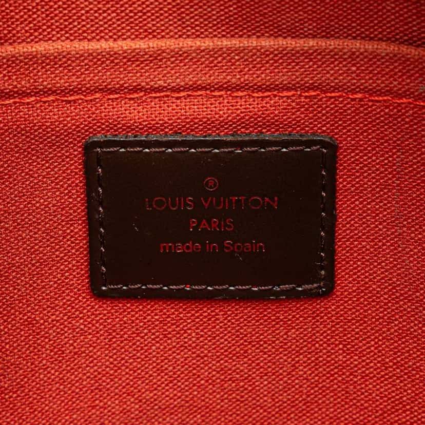 Louis Vuitton Damier Ebene Ribera MM Brown Canvas Good condition - Box View