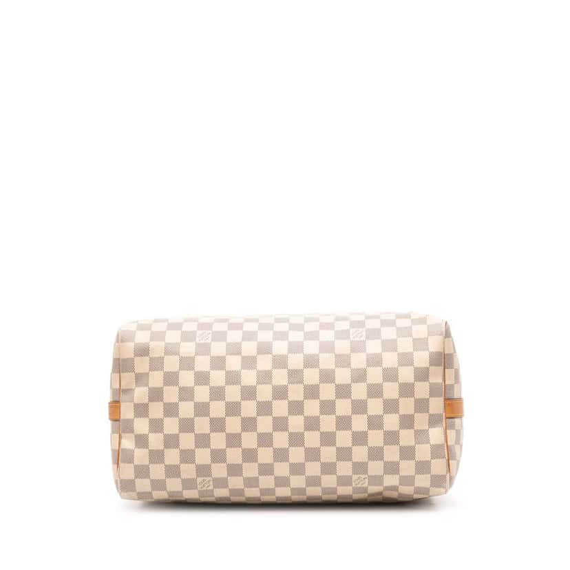 Louis Vuitton Damier Azur Speedy Bandouliere 35 White Canvas Good condition - Inside View