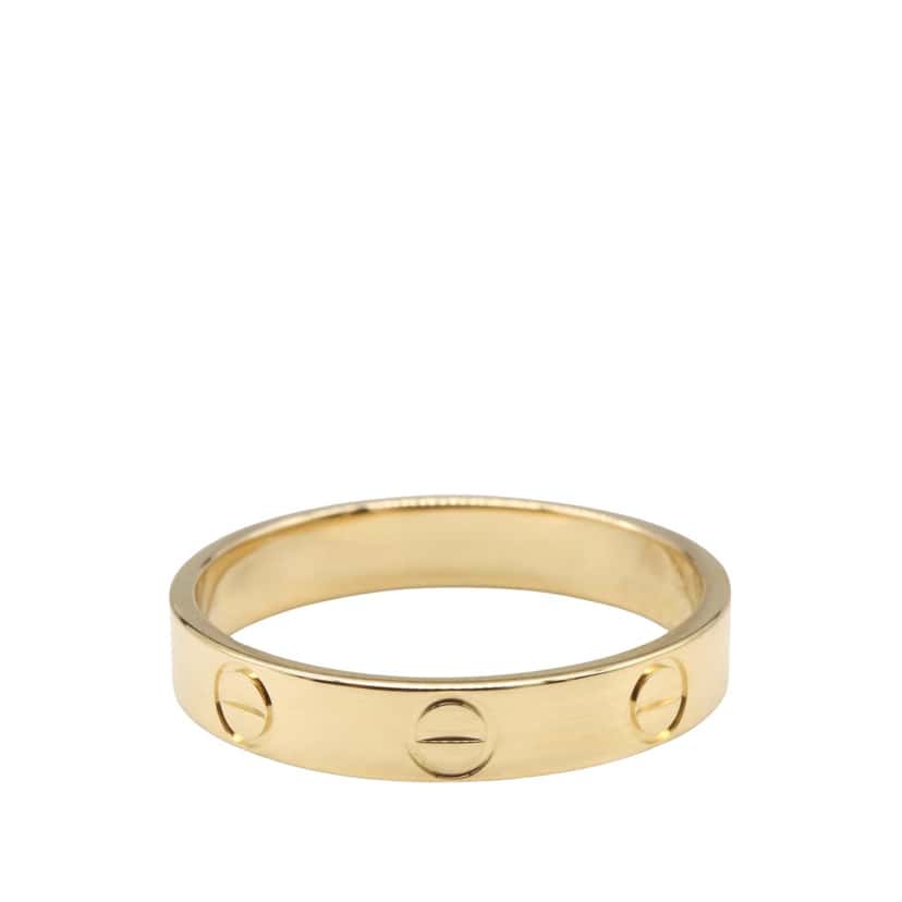 Cartier Small 18K Yellow Gold Love Ring Gold Gold Good condition - Front View