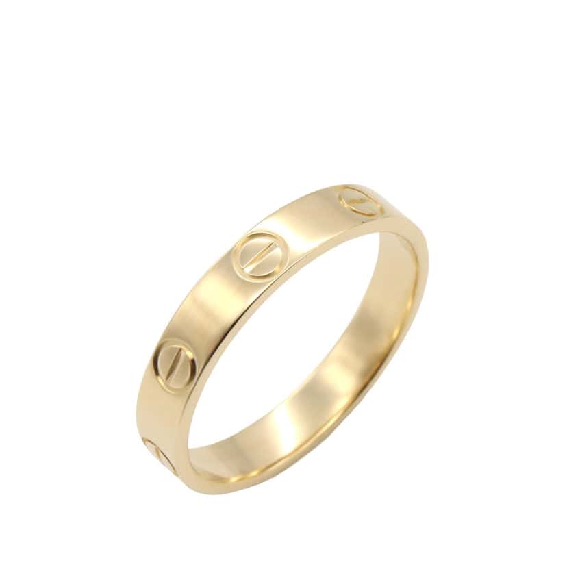 Cartier Small 18K Yellow Gold Love Ring Gold Gold Good condition - Back View