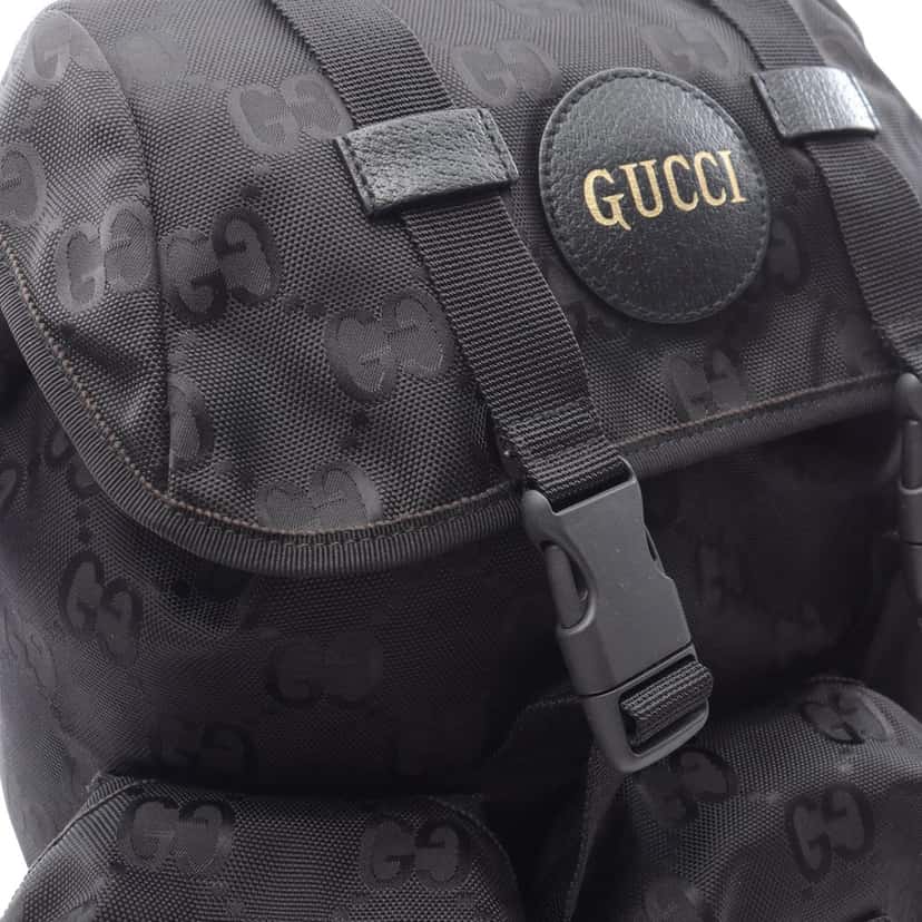 Gucci GG Nylon Off The Grid Backpack Black Good condition - Box View
