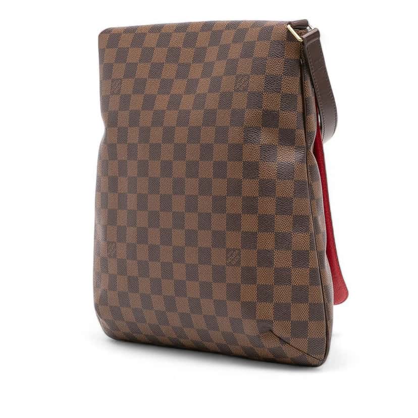 Louis Vuitton Damier Ebene Musette Salsa GM Brown Canvas Good condition - Back View