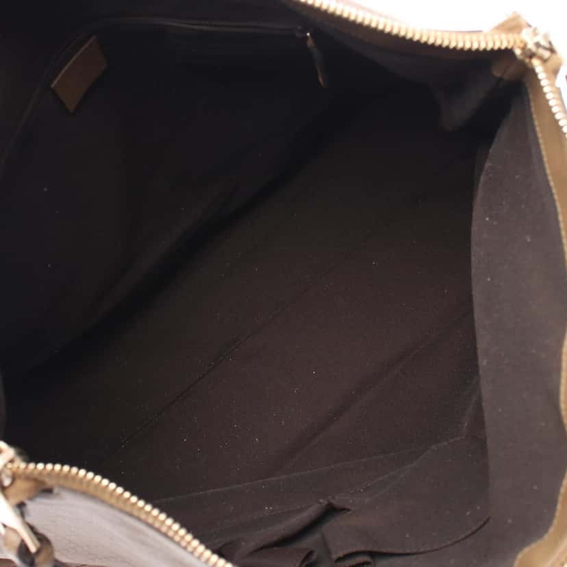 Gucci Diamante Leather Tote Brown Leather Good condition - Inside View