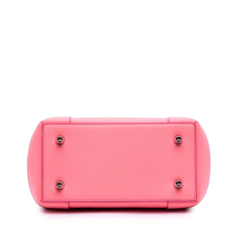 Christian Louboutin Leather Studded Eloise Top Handle Bag Pink Leather Good condition - Inside View