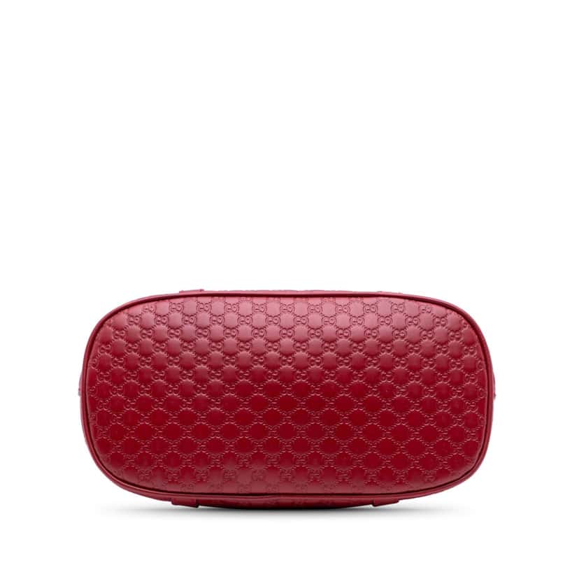 Gucci Mini Microguccissima Dome Satchel Red Leather Good condition - Inside View