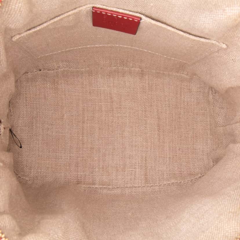 Gucci Mini Microguccissima Dome Satchel Red Leather Good condition - Model View