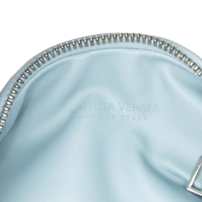 Bottega Veneta Mini Nappa Intrecciato Jodie Blue Leather Good condition - Box View