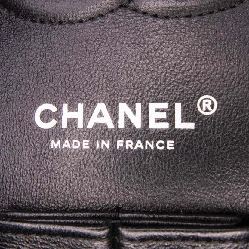 Chanel Medium Classic Caviar Double Flap Black Leather Good condition - Box View