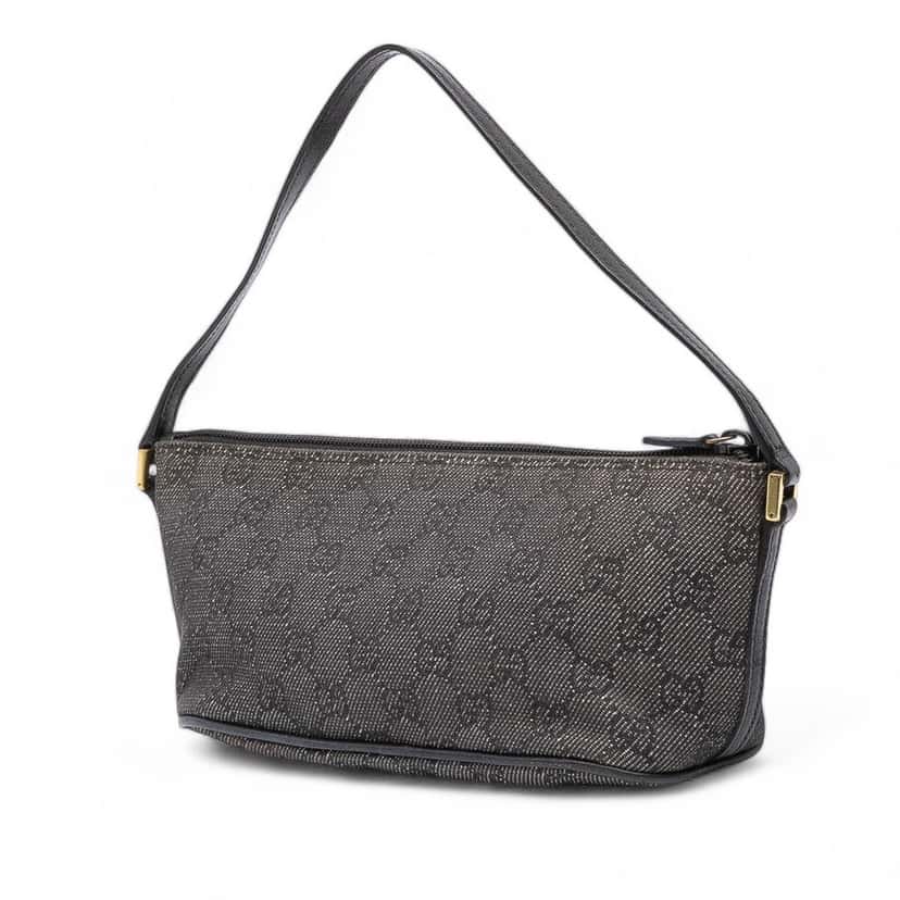 Gucci GG Denim Boat Grey Denim Good condition - Back View
