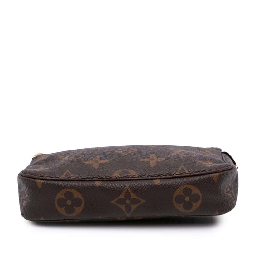 Louis Vuitton Monogram Mini Pochette Accessoires Brown Canvas Fair condition - Inside View