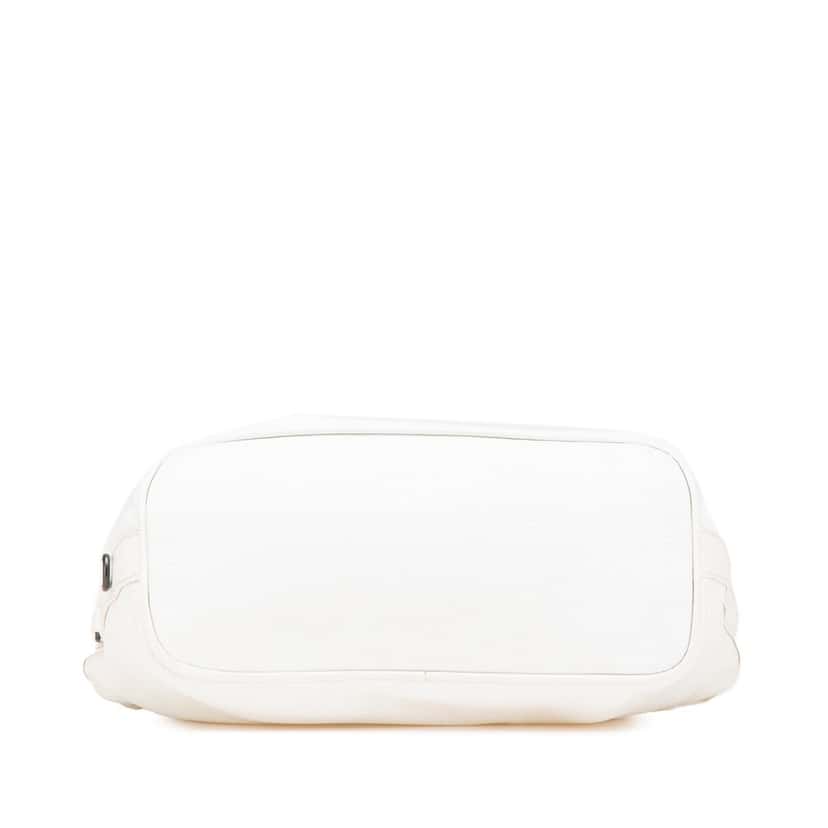 Bottega Veneta Leather Handbag White Leather Good condition - Inside View