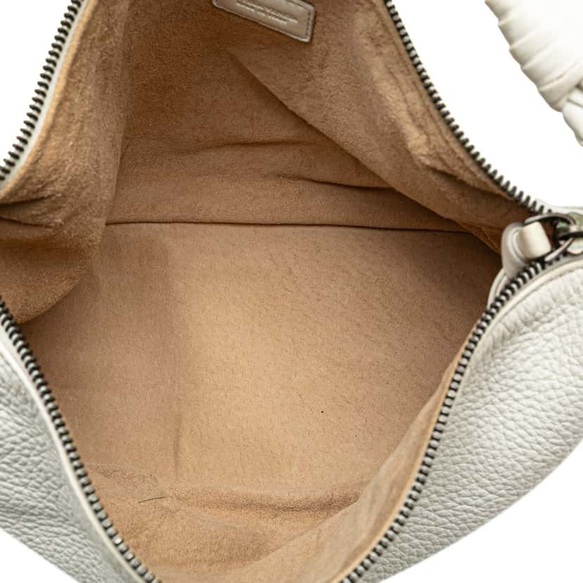 Bottega Veneta Leather Handbag White Leather Good condition - Model View