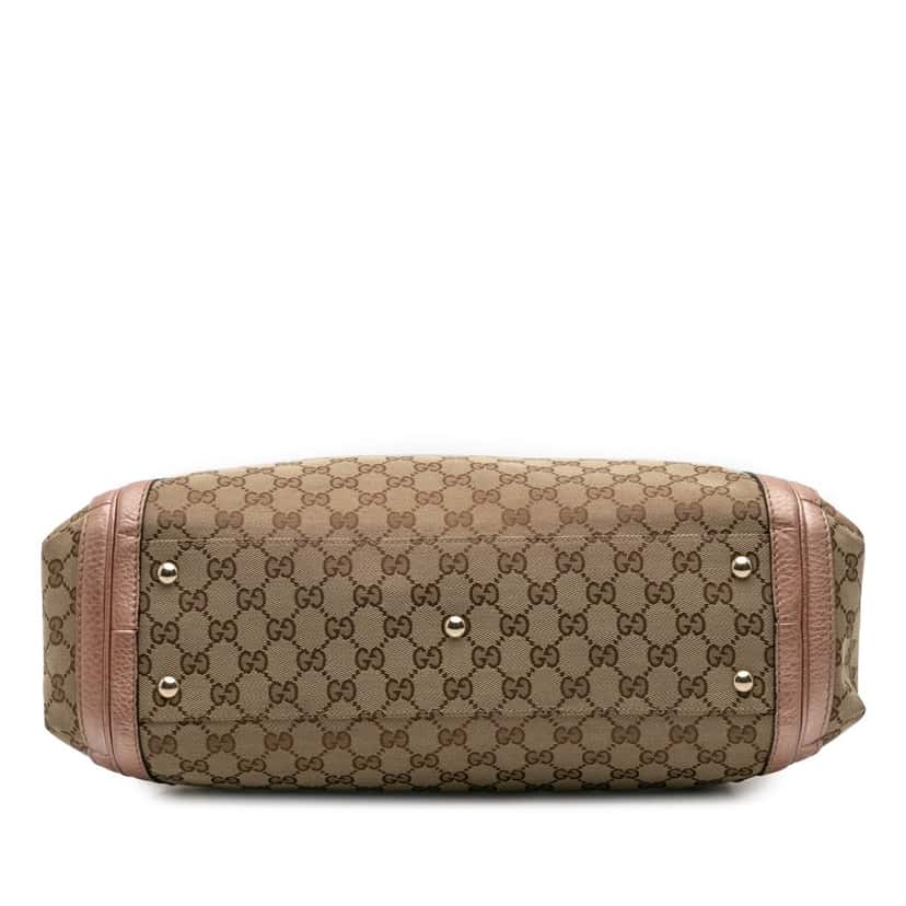 Gucci Large GG Canvas Bella Satchel Brown Canvas Good condition - Inside View
