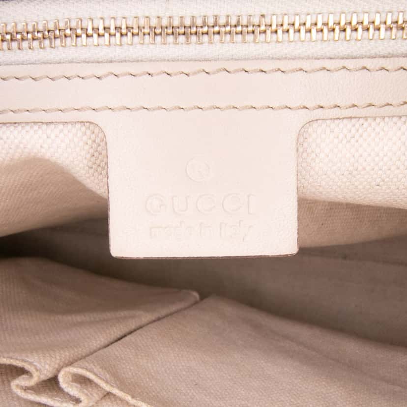 Gucci Small GG Canvas Web Mayfair Satchel Brown Canvas Good condition - Box View